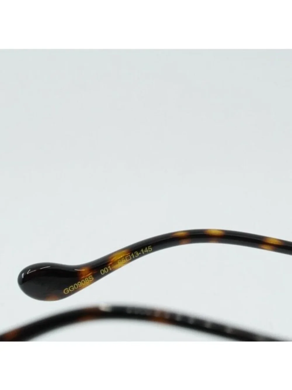 Gucci GG0908S 001 Sunglasses Gold Aviator Frame, Brown Lenses